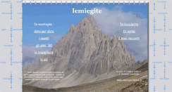 Desktop Screenshot of lemiegite.escursioniliguria.it